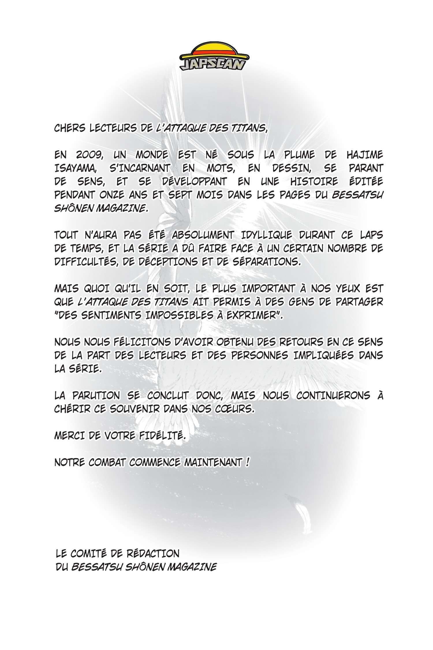 Read Shingeki No Kyojin FR Manga Online