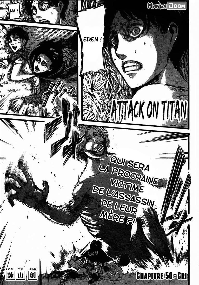 Read Shingeki No Kyojin FR Manga Online