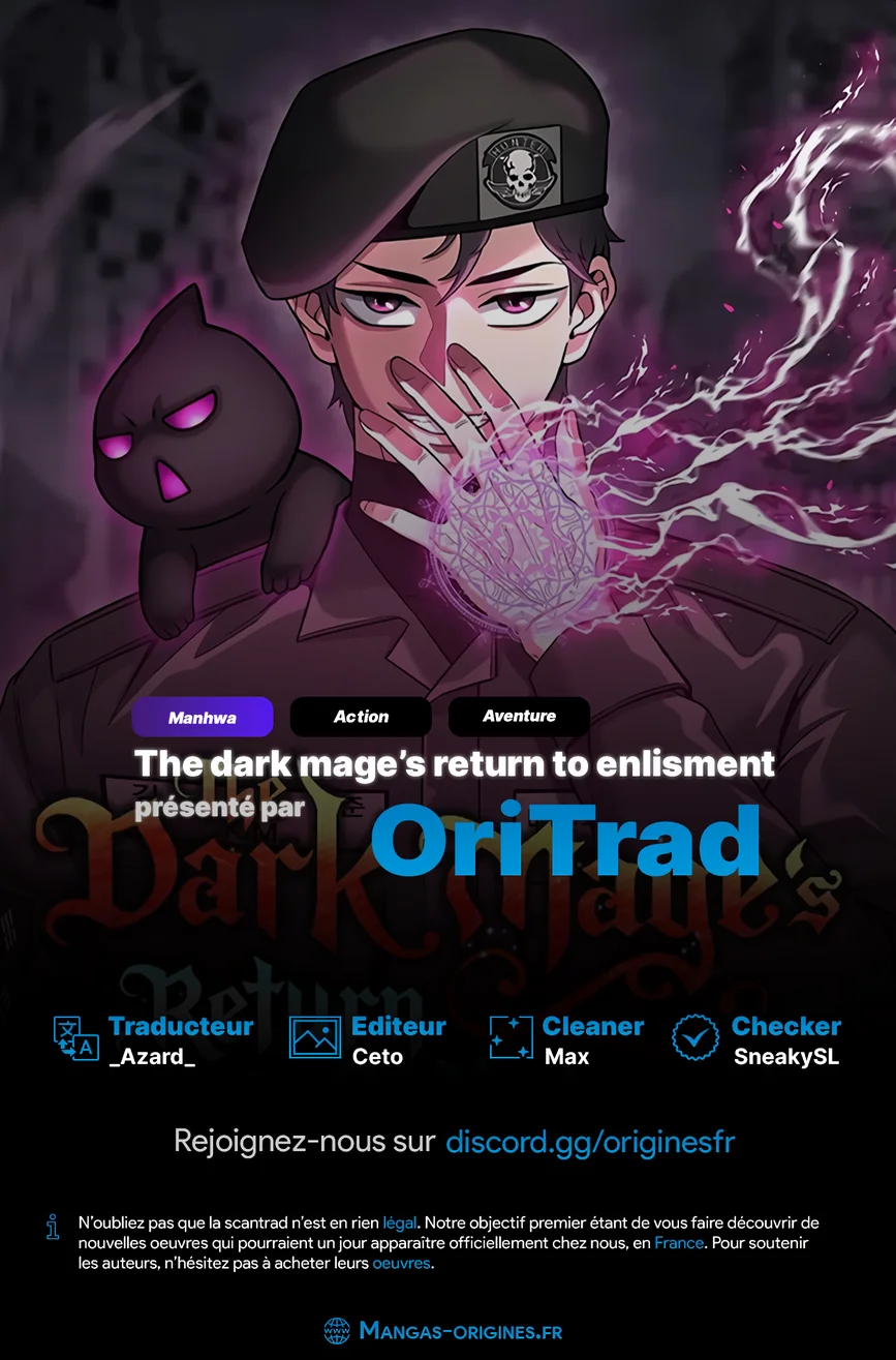 Read The Dark Mage’s Return to Enlistment FR Manga Online