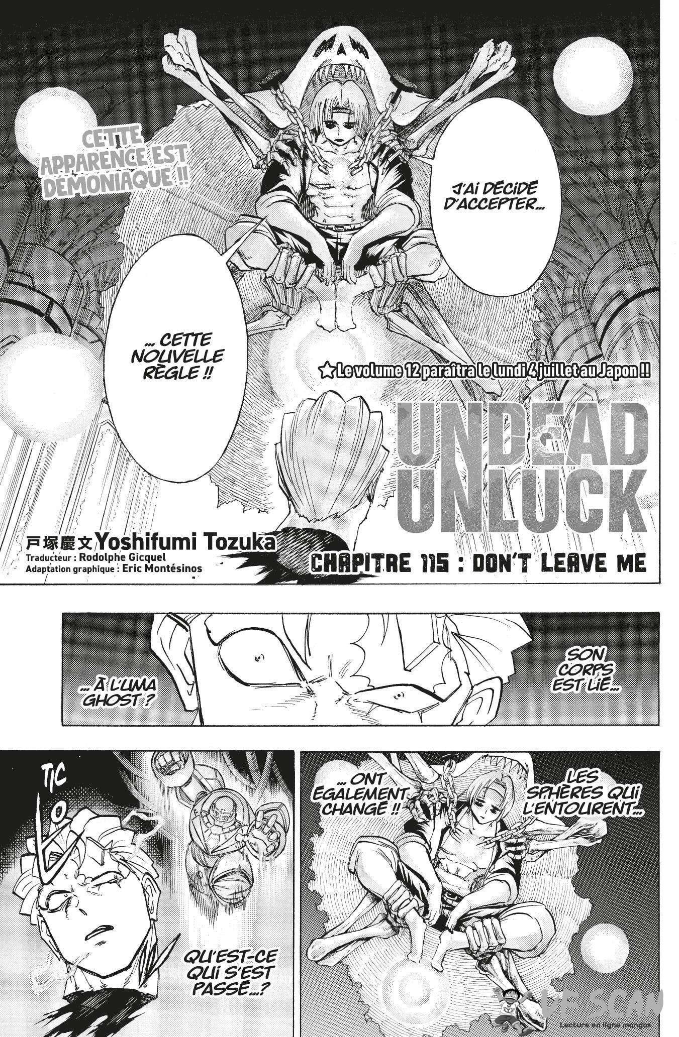 Read Undead Unluck FR Manga Online