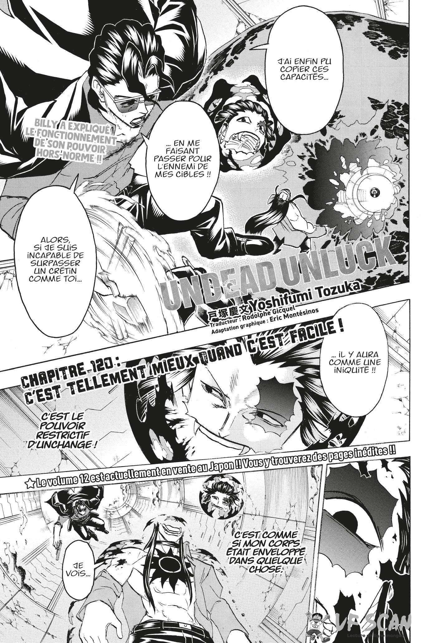 Read Undead Unluck FR Manga Online