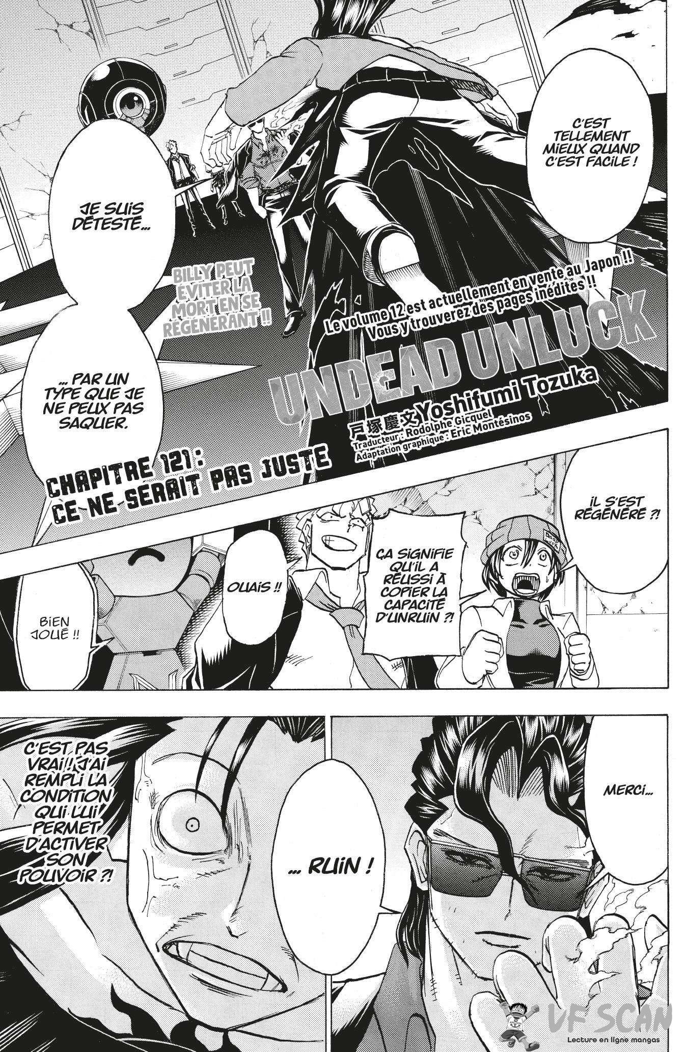 Read Undead Unluck FR Manga Online