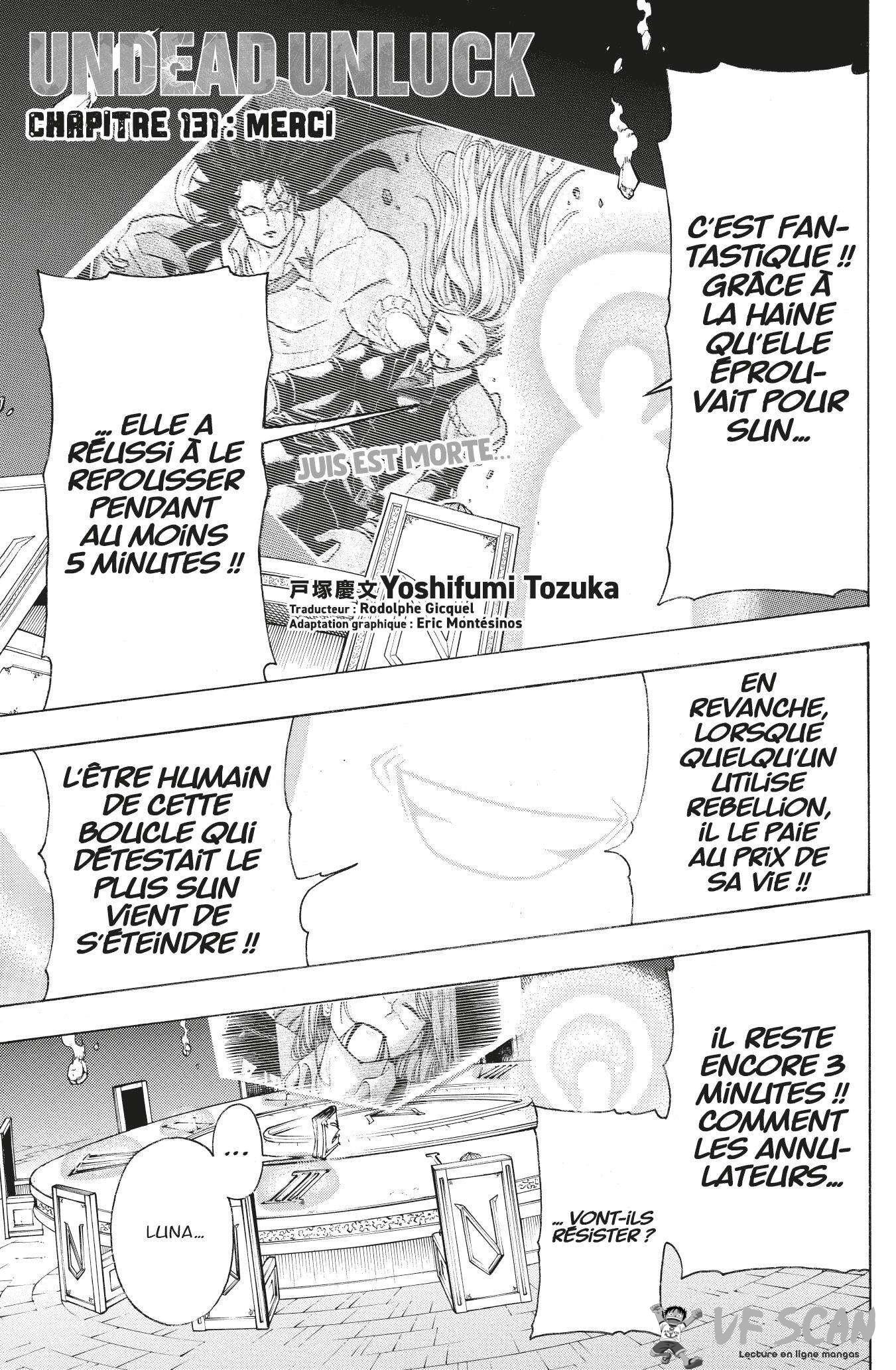 Read Undead Unluck FR Manga Online