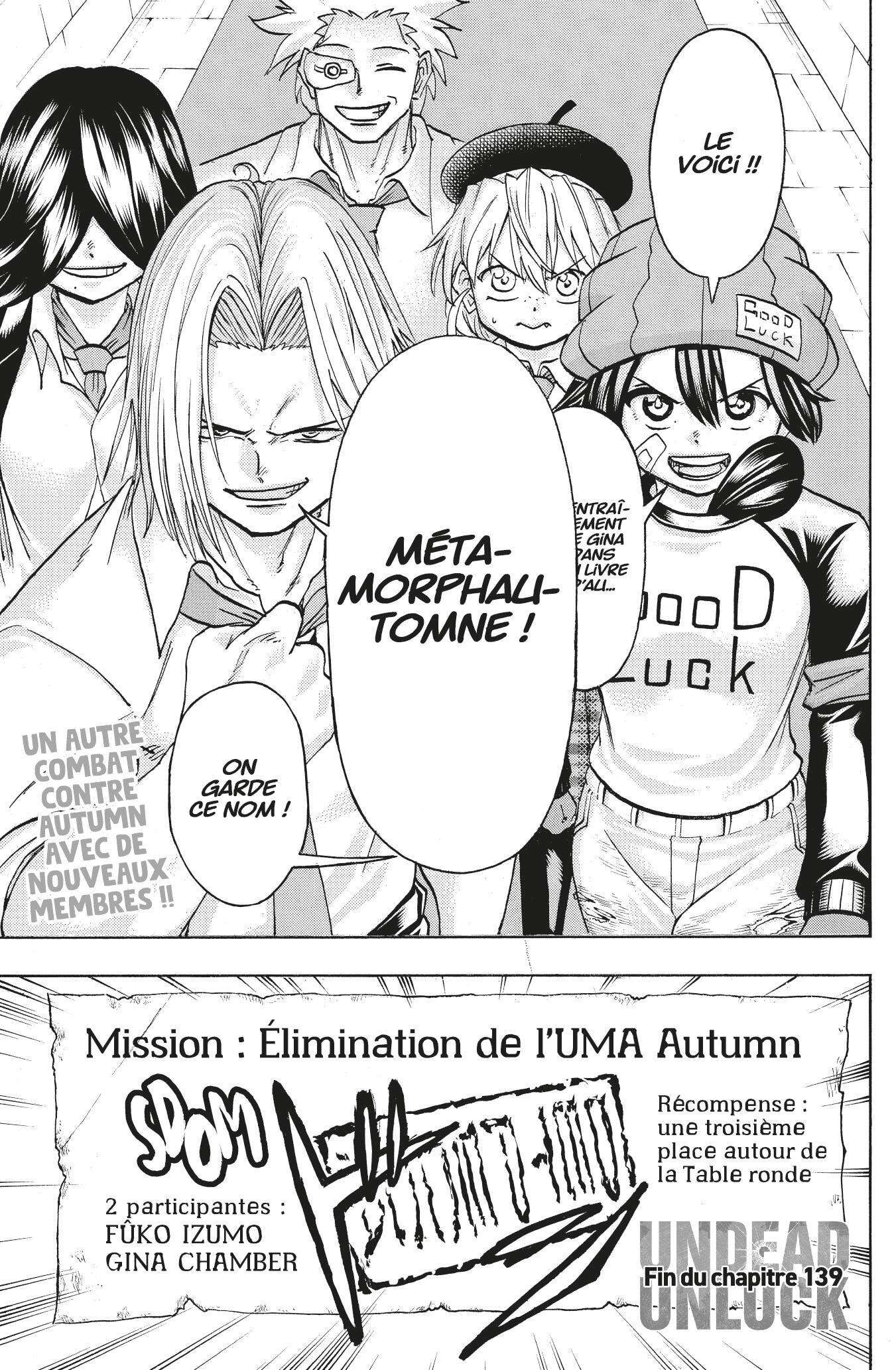 Read Undead Unluck FR Manga Online