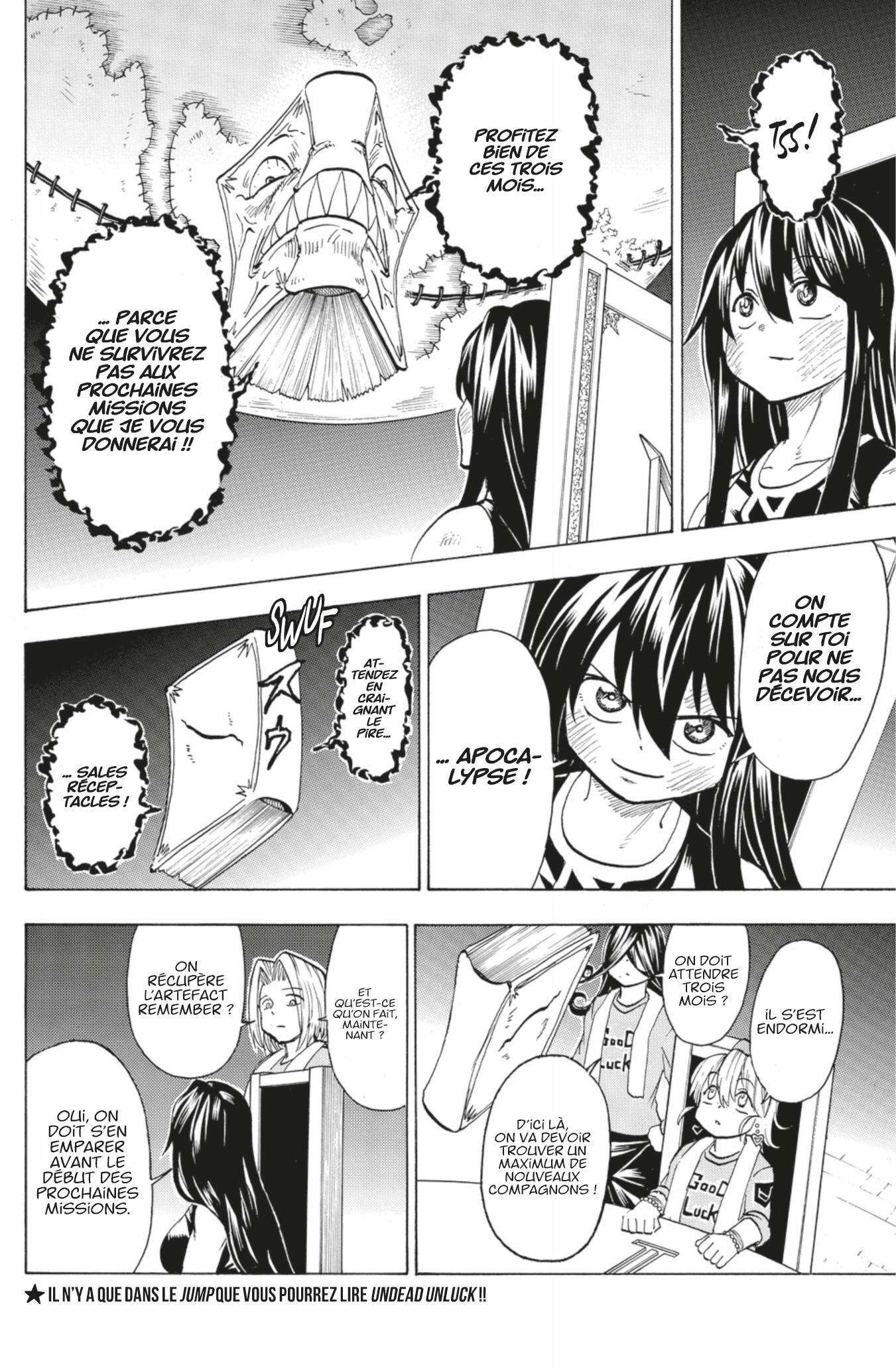 Read Undead Unluck FR Manga Online