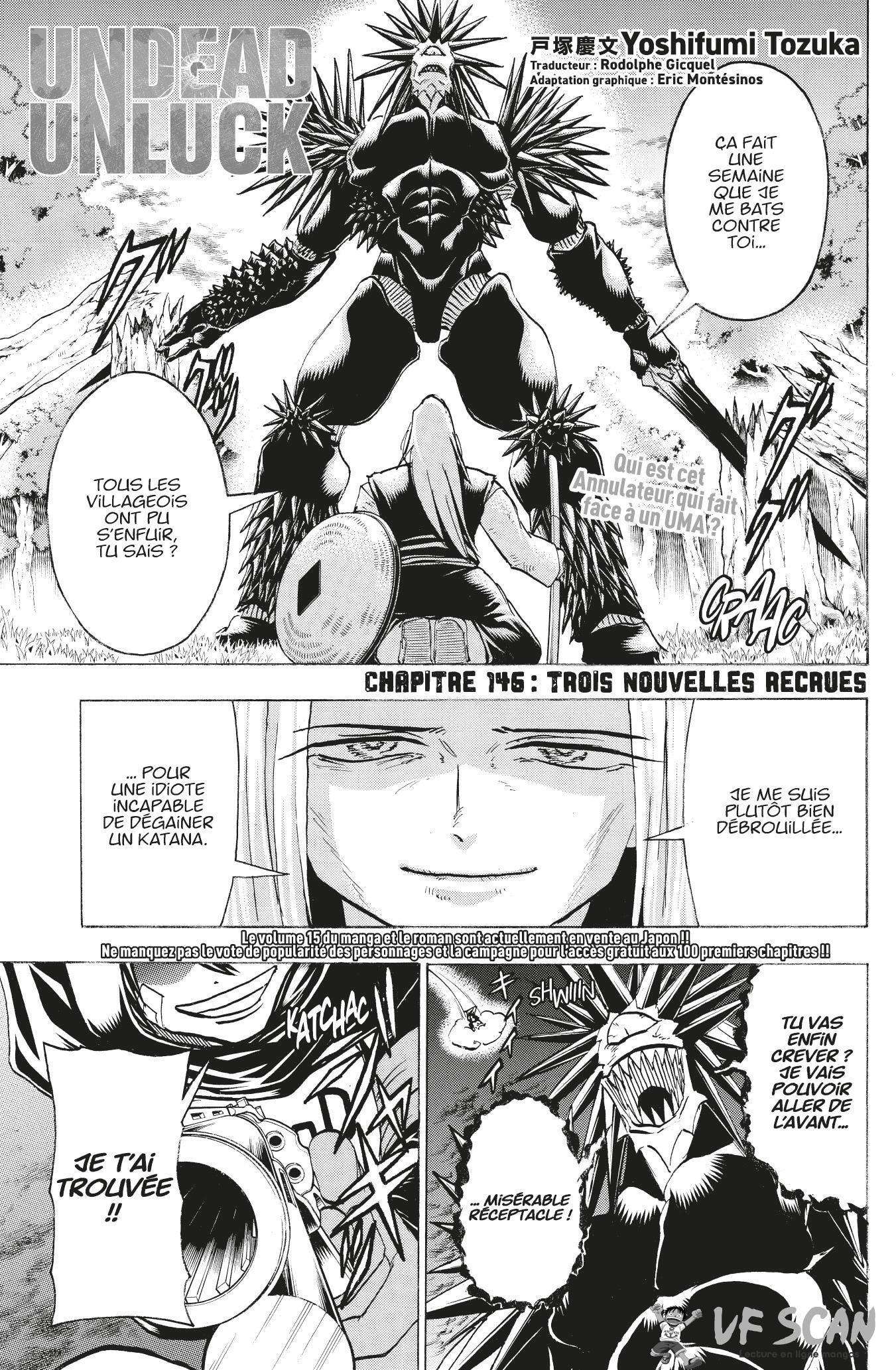 Read Undead Unluck FR Manga Online