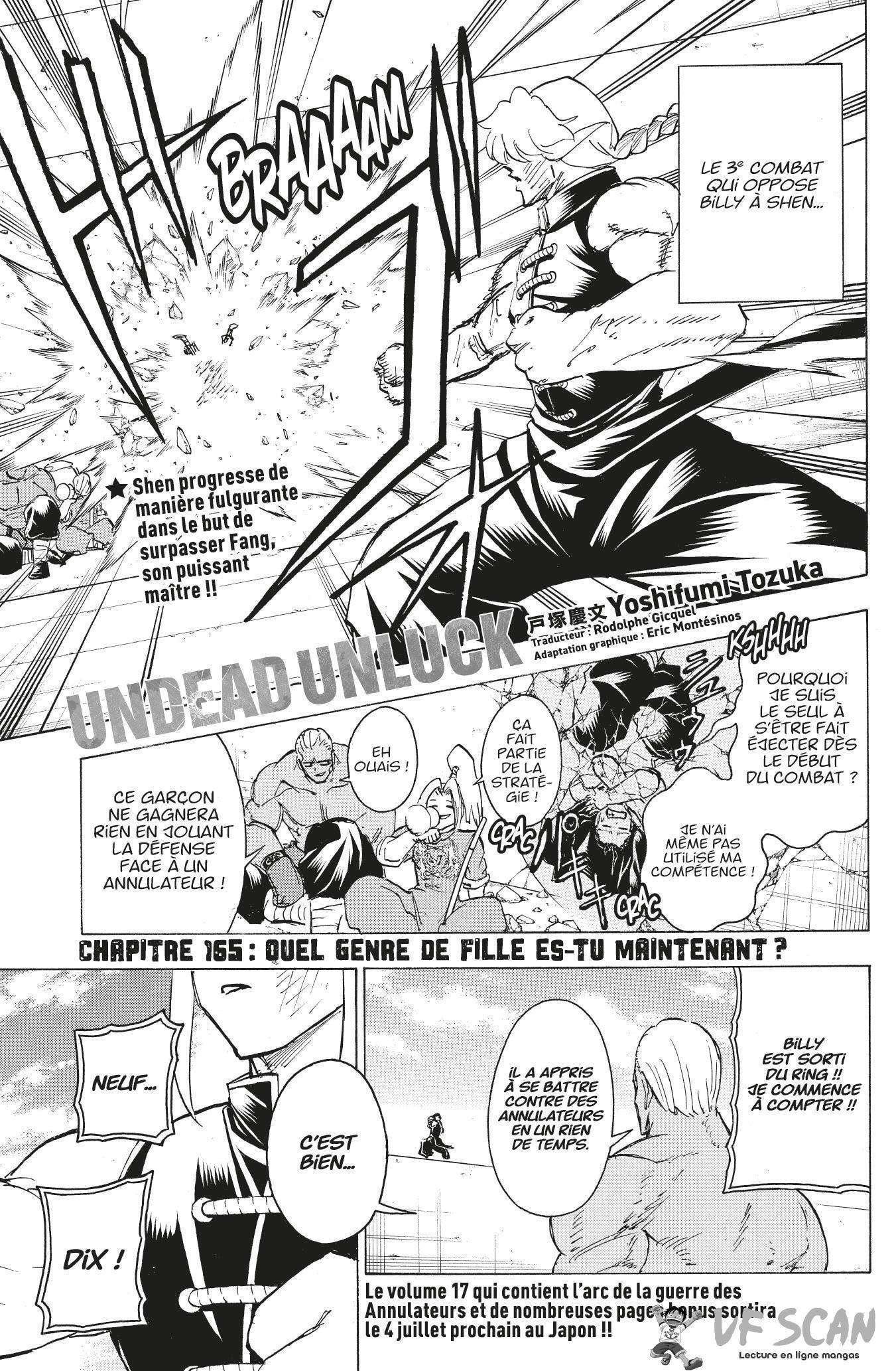 Read Undead Unluck FR Manga Online