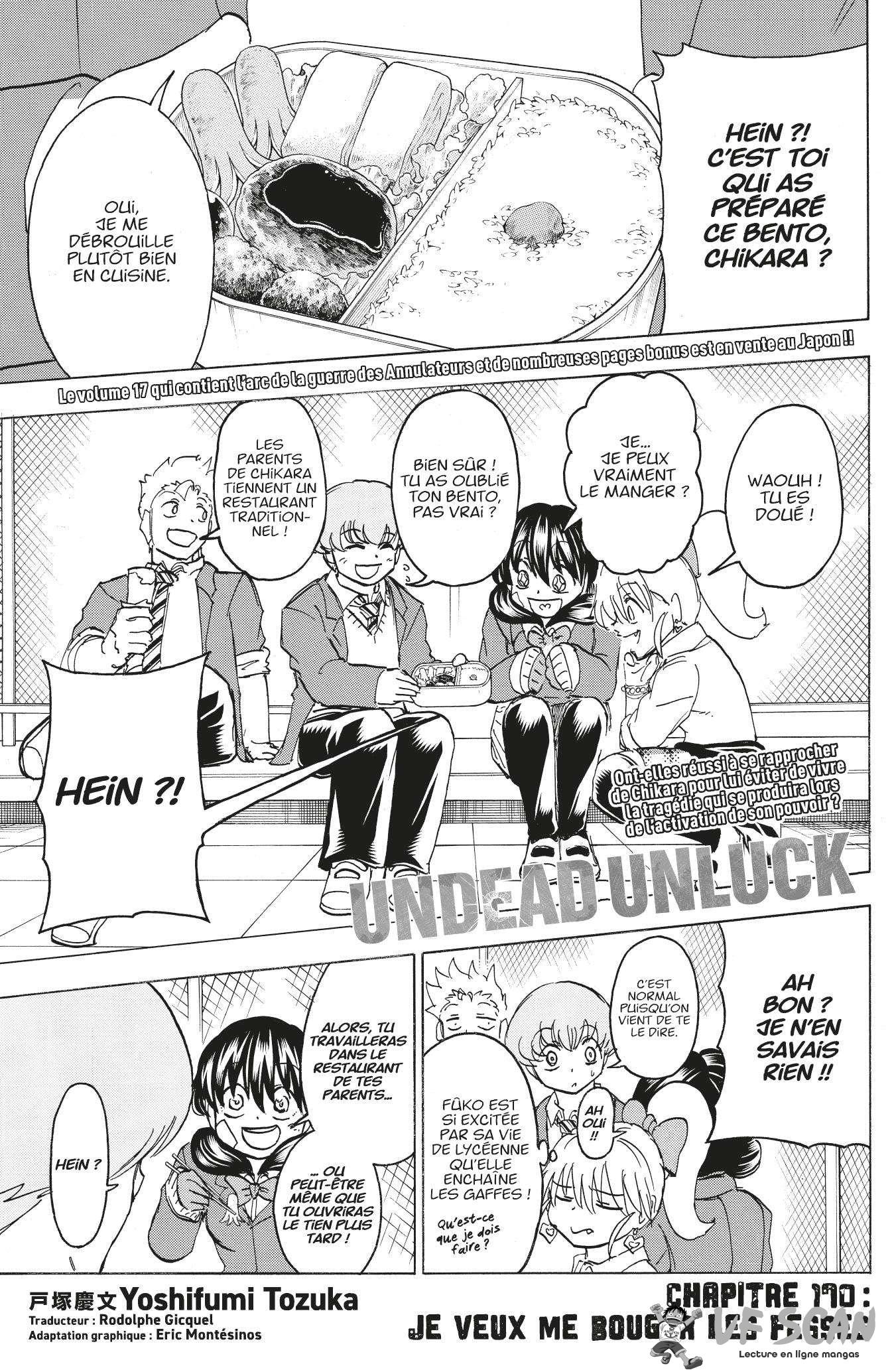 Read Undead Unluck FR Manga Online