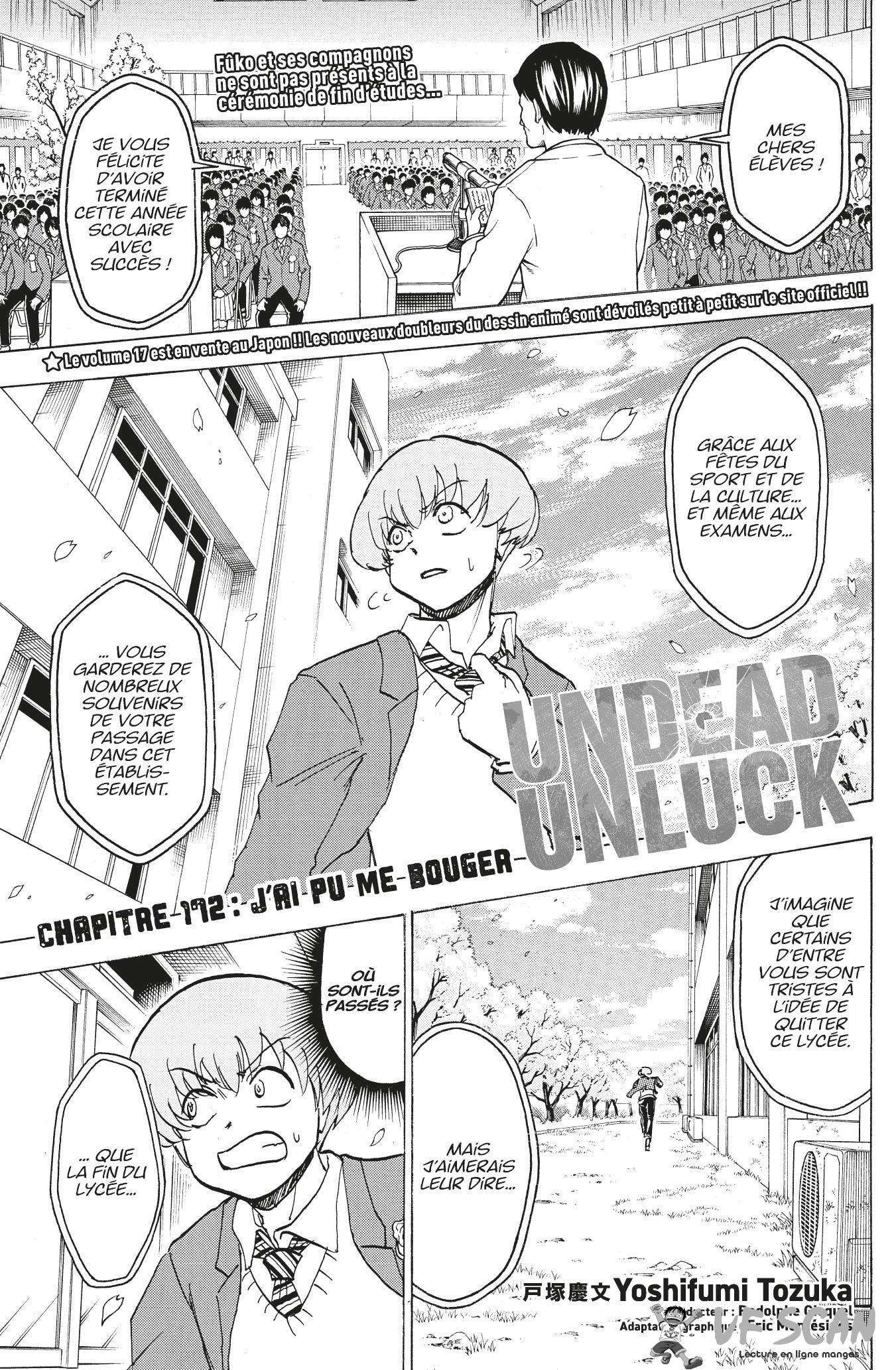 Read Undead Unluck FR Manga Online