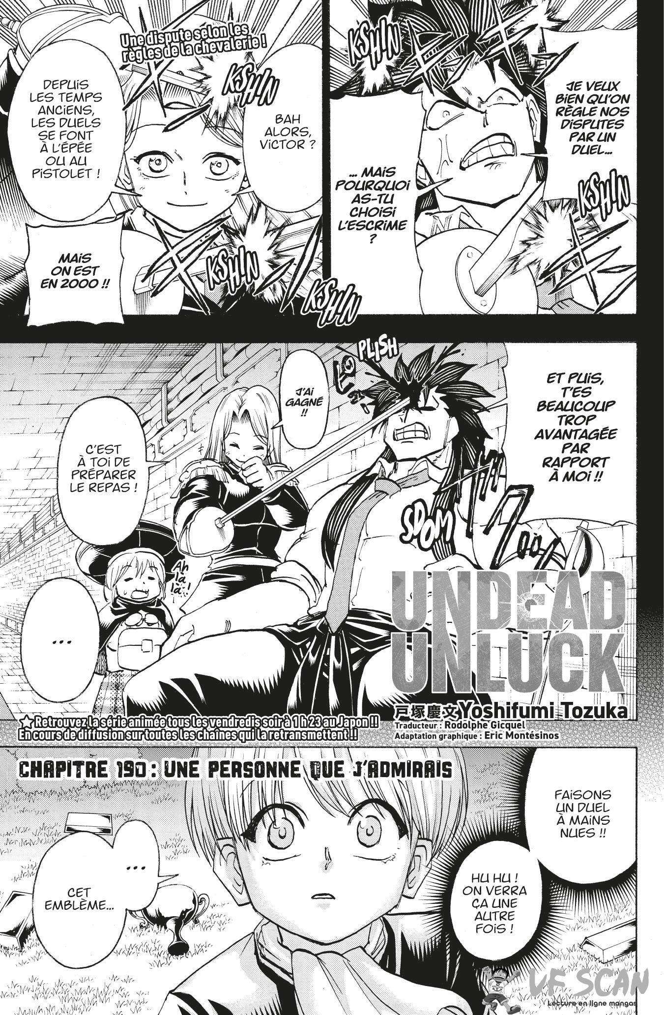 Read Undead Unluck FR Manga Online