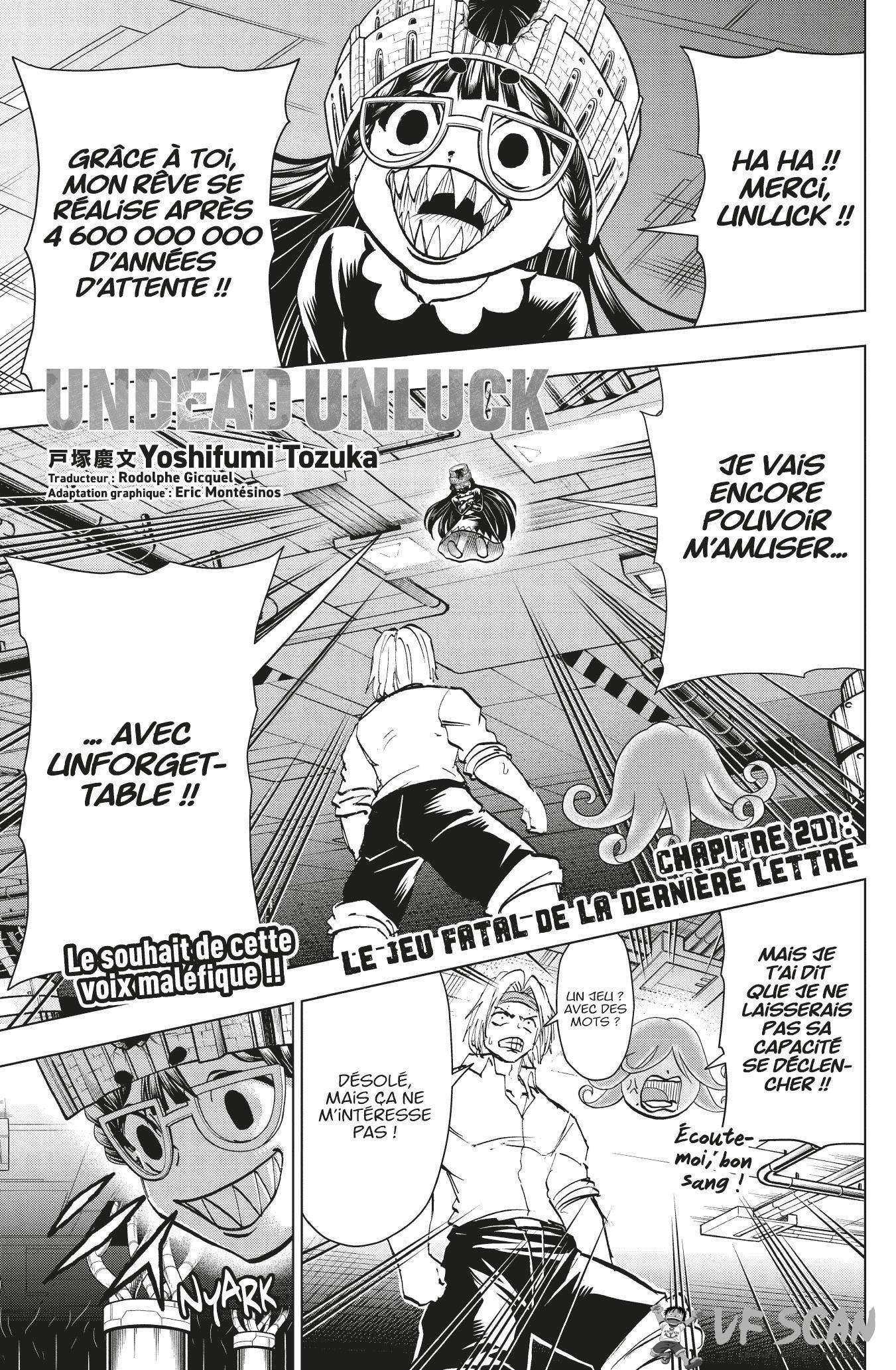 Read Undead Unluck FR Manga Online